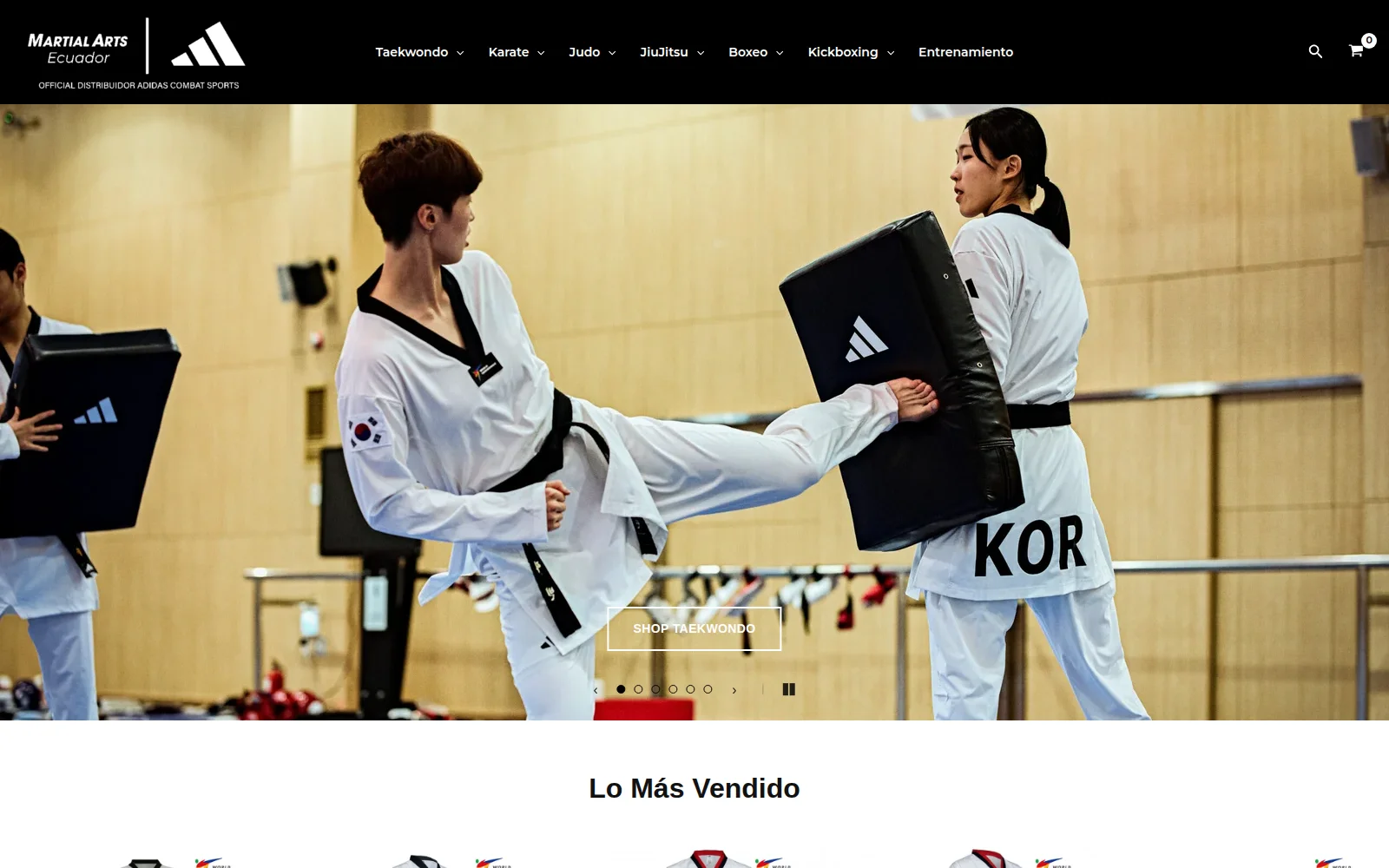 E-commerce Martial Arts Ecuador